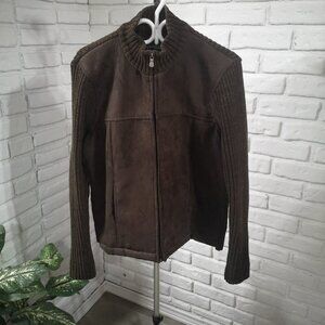 BC Clothing Original Ladies Dark Brown Size Medium Full Zip Jacket